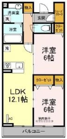 ゼフィールの物件間取画像
